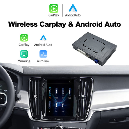 Apple CarPlay Android Auto Interface for 2018-2022 volvo S60/S90/V60/V90/XC40/XC60/XC90 - Wireless & Wired (WJVO-2)