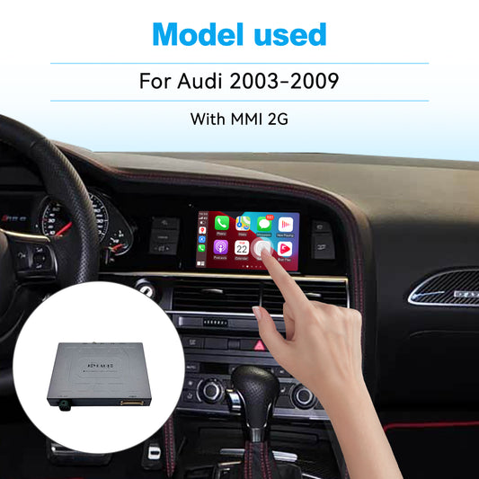 (WZAU-6)Joyeauto 2003-2009 Audi A4 A5 A6 A7 A8 MMI 2G WIFI Wireless Apple CarPlay Android Auto iOS Airplay Mirror-link Retrofit