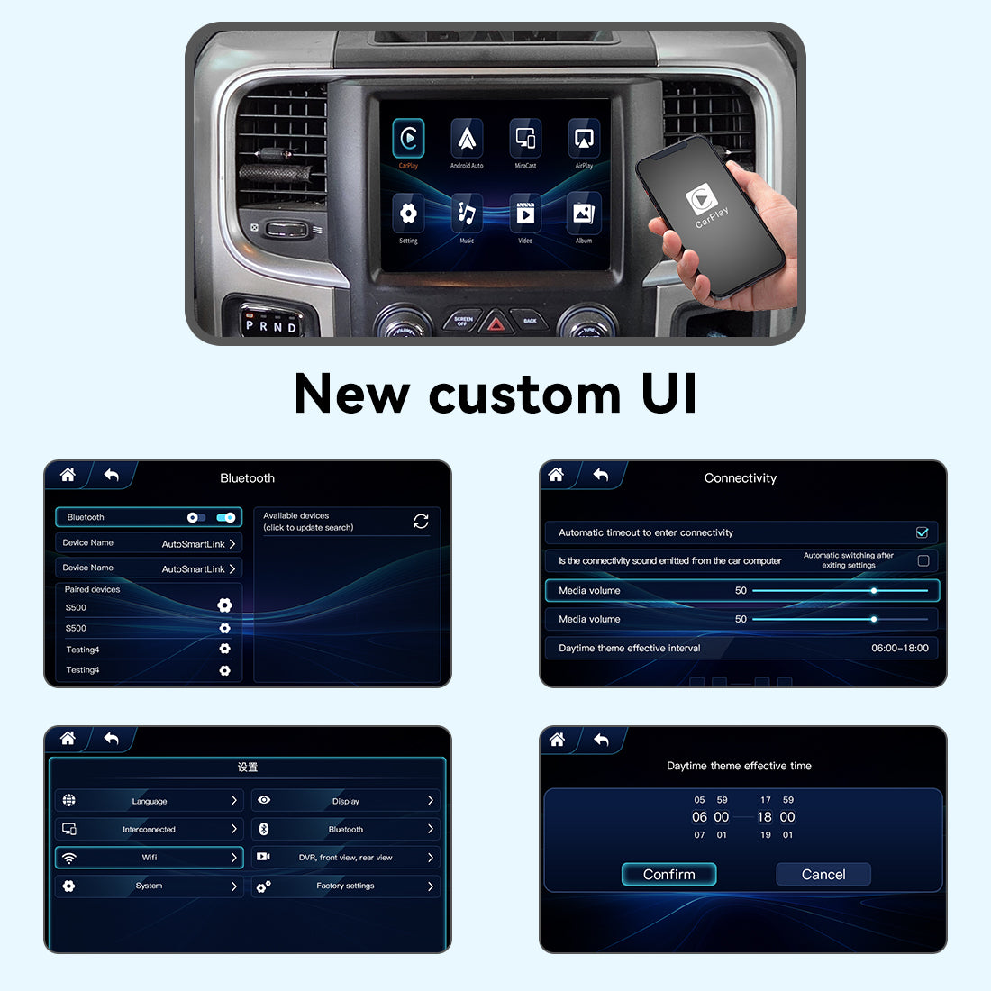 (WZDG-1) New JoyeAuto Dodge Uconnect8.4 Carplay Module Retrofit for Ram Viper Challenger Charger WiFi Wireless Apple CarPlay AirPlay Android Auto Interface - detail 7