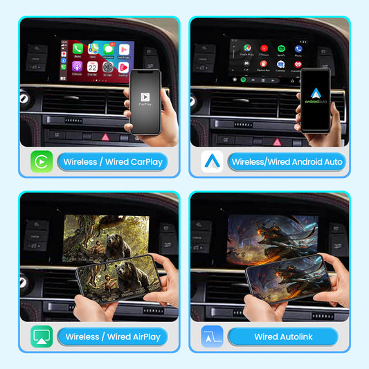 (WZAU-6)Joyeauto 2003-2009 Audi A4 A5 A6 A7 A8 MMI 2G WIFI Wireless Apple CarPlay Android Auto iOS Airplay Mirror-link Retrofit - detail 3