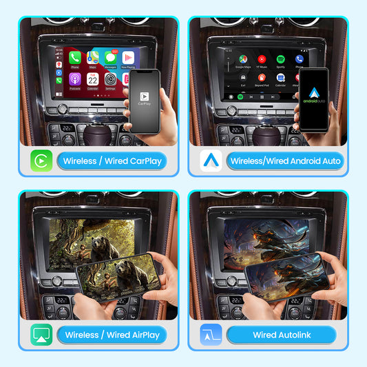 (WZBT-1) JoyeAuto Wireless Apple Carplay AirPlay Android Auto Interface for 2012-2017 Bentley Continental Flying Spur Mirror-link Plug and Play - detail 3
