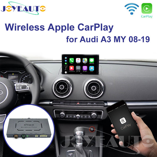 JoyeAuto wireless Apple CarPlay interface for 2008–2019 Audi A3 models with the original factory display