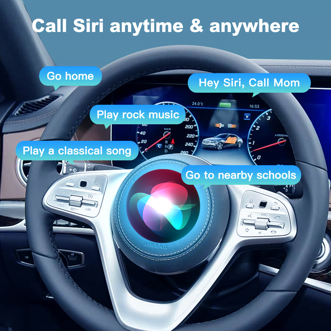 (WZME-4) Joyeauto Mercedes-Benz NTG5.5 2016-2020 AMG C E S Class w206 w212 w222 WiFi Wireless Apple CarPlay AirPlay Android auto Hicar Interface - detail 9