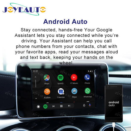 (WZME-1) Joyeauto Mercedes A B C E M S CLA GLK GLA ML SLK GLC CLS NTG5 2015-2018 WiFi Wireless Apple CarPlay Android Auto Interface - detail 3