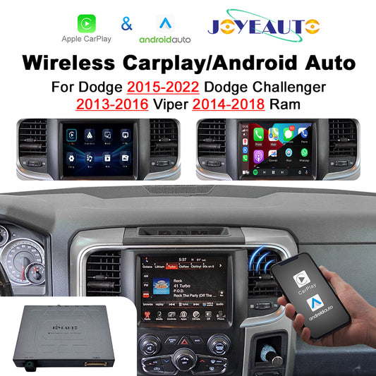 (WZDG-1) New JoyeAuto Dodge Uconnect8.4 Carplay Module Retrofit for Ram Viper Challenger Charger WiFi Wireless Apple CarPlay AirPlay Android Auto Interface