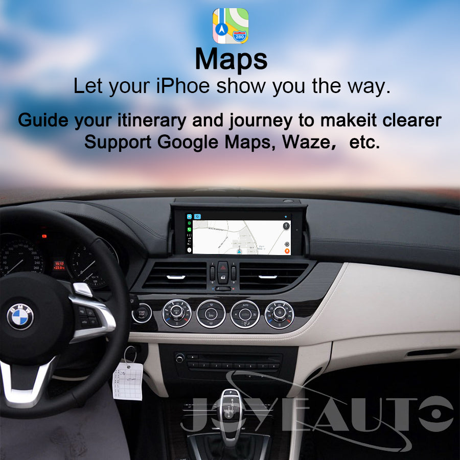 BMW Z4 E89 2009-2012MY CIC WiFi Wireless Apple CarPlay Retrofit with Reverse Camera - detail 4