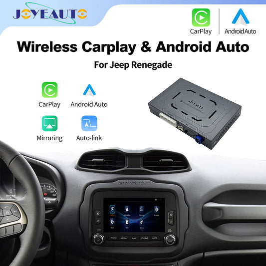 Wireless CarPlay Interface for Jeep Renegade Uconnect 6.5 | Apple CarPlay Android Auto Retrofit (WJJP-2)