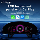 Joyeauto 12.3″ Linux Digital Instrument Cluster for Porsche Cayenne 955/957 (2005-2009) | Wireless CarPlay & Android Auto | Virtual Cockpit Retrofit