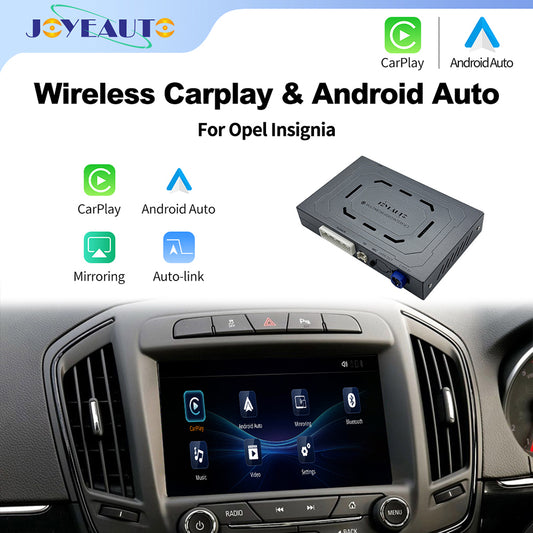 Wireless Apple CarPlay Android Auto Interface for Opel Insignia (2014–2017) – AirPlay Mirror Link (WJOP-1)