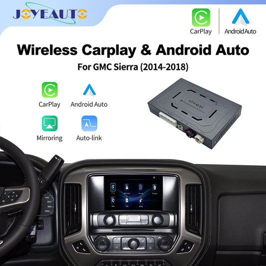 Wireless Apple CarPlay Android Auto Interface for GMC Sierra (2014–2018) – AirPlay Mirror Link (WJGMC-1)