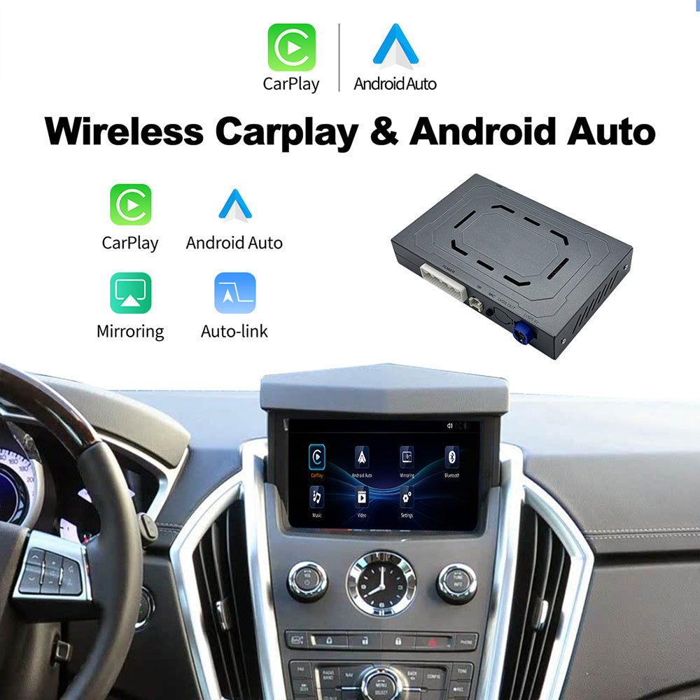 Wireless Apple CarPlay Interface for Cadillac CTS (2009–2012) – Android Auto AirPlay Retrofit (WJGM-2)