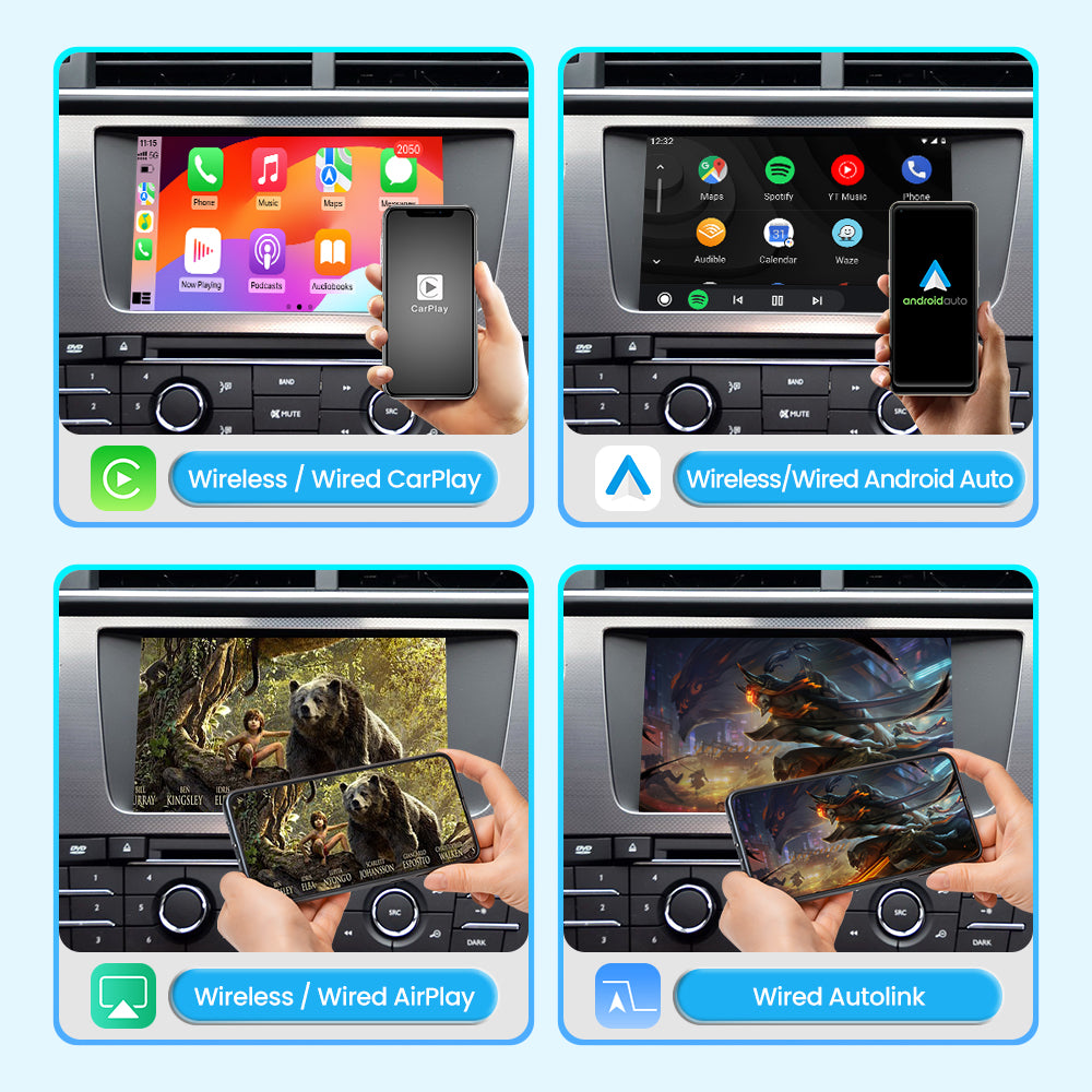 Wireless & Wired Apple CarPlay and Android Auto Interface for DS 5LS (2014–2016), DS 5 (2014–2015), DS 6 (2014) – WJDS-1