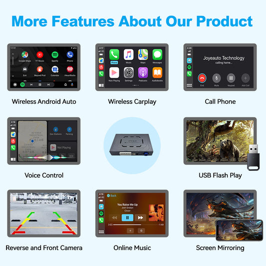 Wireless Apple CarPlay Android Auto Interface for Chevrolet Corvette Impala Silverado Suburban Tahoe (2014–2020) – AirPlay Mirror Link (WJCH-1)