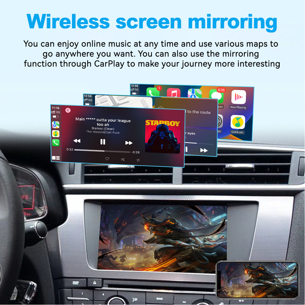 Wireless & Wired Apple CarPlay and Android Auto Interface for DS 5LS (2014–2016), DS 5 (2014–2015), DS 6 (2014) – WJDS-1