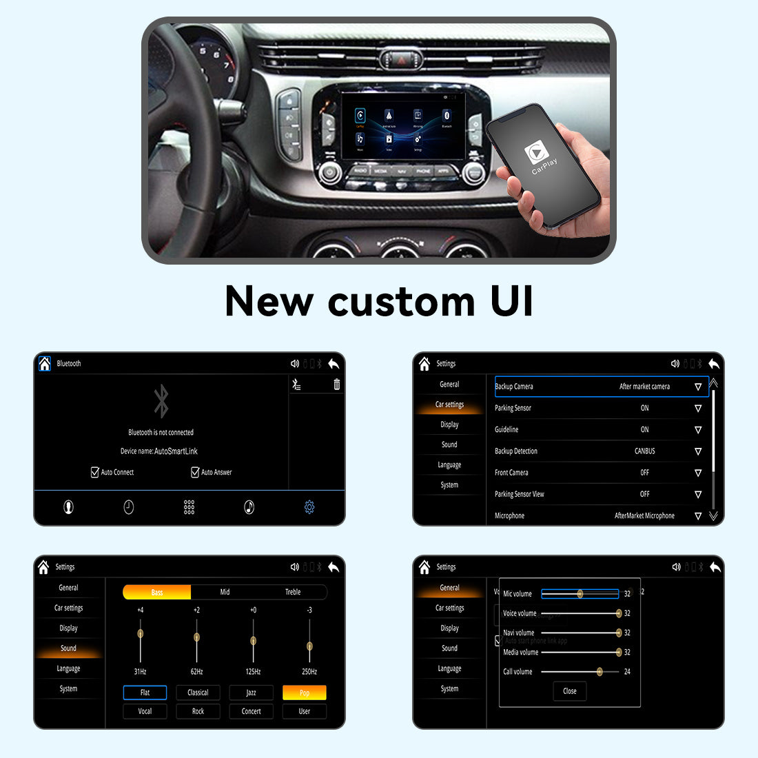 (WZAF-2) JoyeAuto Alfa Wireless Apple Carplay AirPlay Android Auto Interface for Alfa Giulietta Mirror-link Plug and Play - detail 4