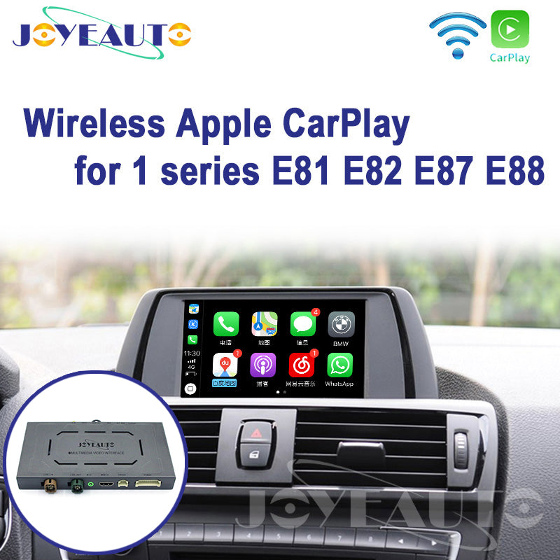 BMW 1 Series E81 E82 E87 2009-2012MY CIC WiFi Wireless Apple CarPlay Interface with Reverse Camera