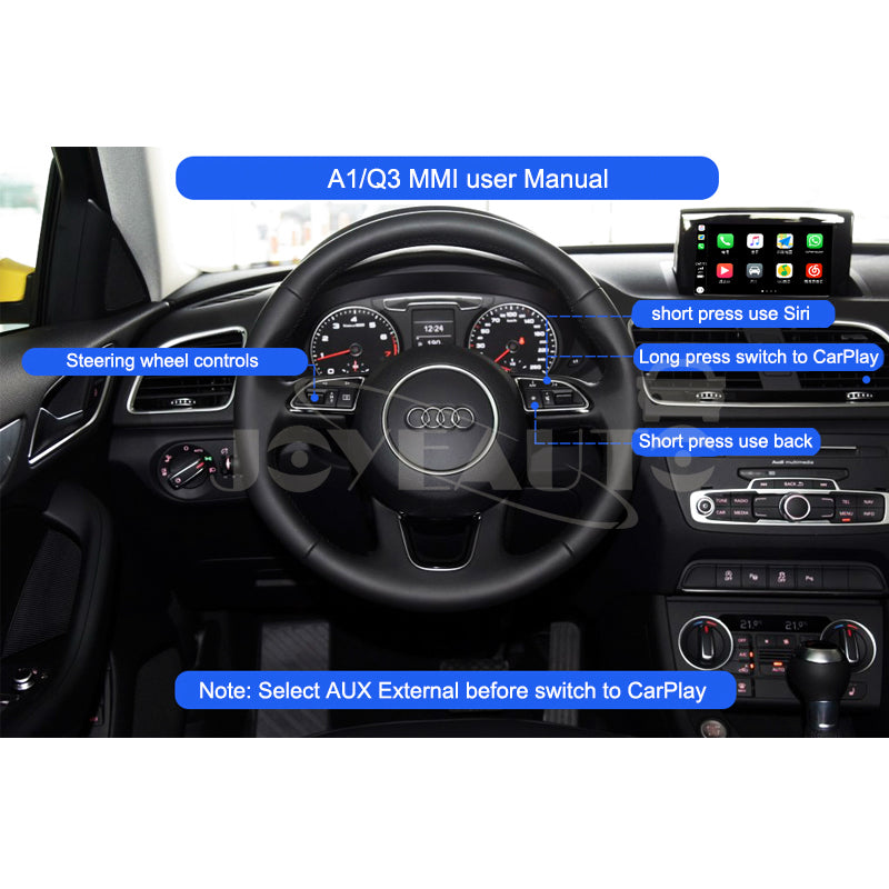 Audi Q3 MMI 2G 3G Wireless Apple CarPlay Retrofit - detail 5