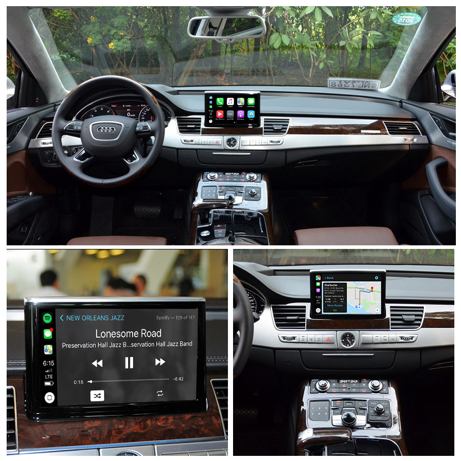 Audi A8 2012-2017MY MMI 3G WiFi Wireless Apple CarPlay Retrofit AirPlay with Camera - detail 3