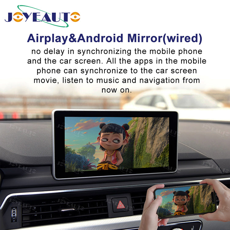(WZAU-2) Joyeauto Audi A3 MMI 3G A4/A5/Q2/Q5/Q7 B9 MIB WiFi Wireless Apple CarPlay Android Auto iOS AirPlay Retrofit - detail 2
