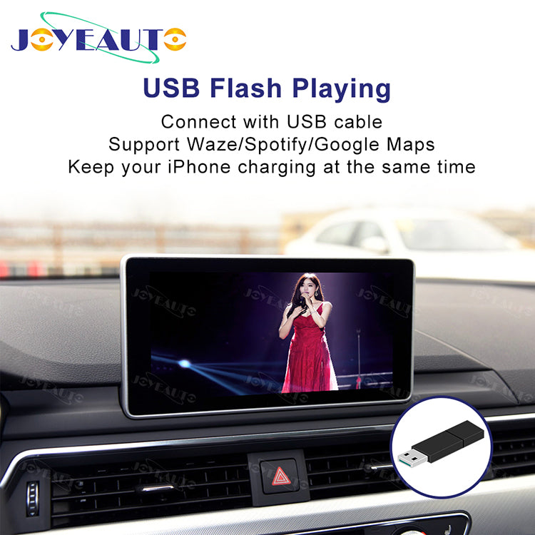 (WZAU-2) Joyeauto Audi A3 MMI 3G A4/A5/Q2/Q5/Q7 B9 MIB WiFi Wireless Apple CarPlay Android Auto iOS AirPlay Retrofit - detail 4