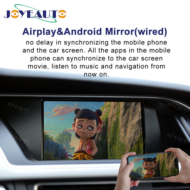 (WZAU-1) New Joyeauto Audi A4 A5 Q5 b8 without MMI Concert Symphony WIFI Wireless Apple CarPlay AirPlay Android Auto Retrofit - detail 5