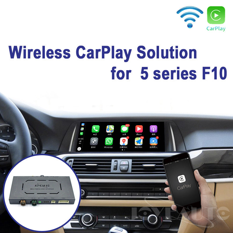 BMW 5 Series F10 2013-2017 NBT WiFi Wireless Apple CarPlay Android Auto Interface Retrofit