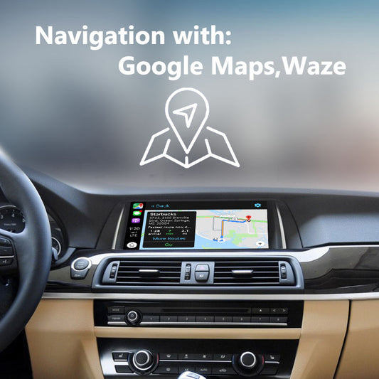 BMW 5 Series F10 2013-2017 NBT WiFi Wireless Apple CarPlay Android Auto Interface Retrofit - detail 3