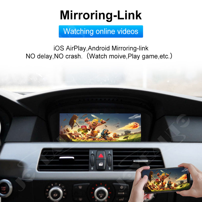 (WZBM-4) JoyeAuto Wireless Apple CarPlay Android Auto Interface for BMW CCC 8.8" E60 E61 E62 E63 E70 E71 E89 E90 E91 2003-2008MY - detail 4