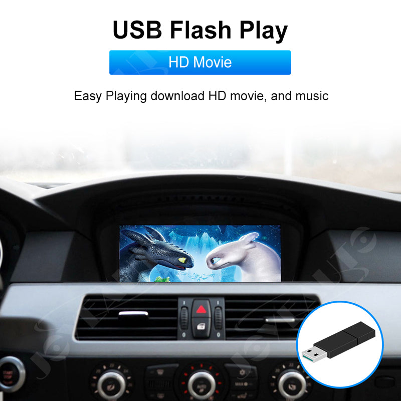(WZBM-4) JoyeAuto Wireless Apple CarPlay Android Auto Interface for BMW CCC 8.8" E60 E61 E62 E63 E70 E71 E89 E90 E91 2003-2008MY - detail 2
