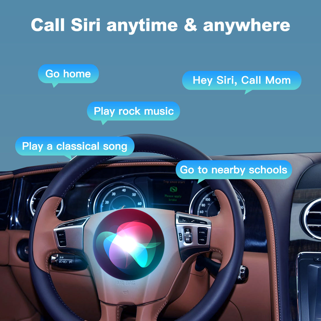 (WZBT-1) JoyeAuto Wireless Apple Carplay AirPlay Android Auto Interface for 2012-2017 Bentley Continental Flying Spur Mirror-link Plug and Play - detail 9