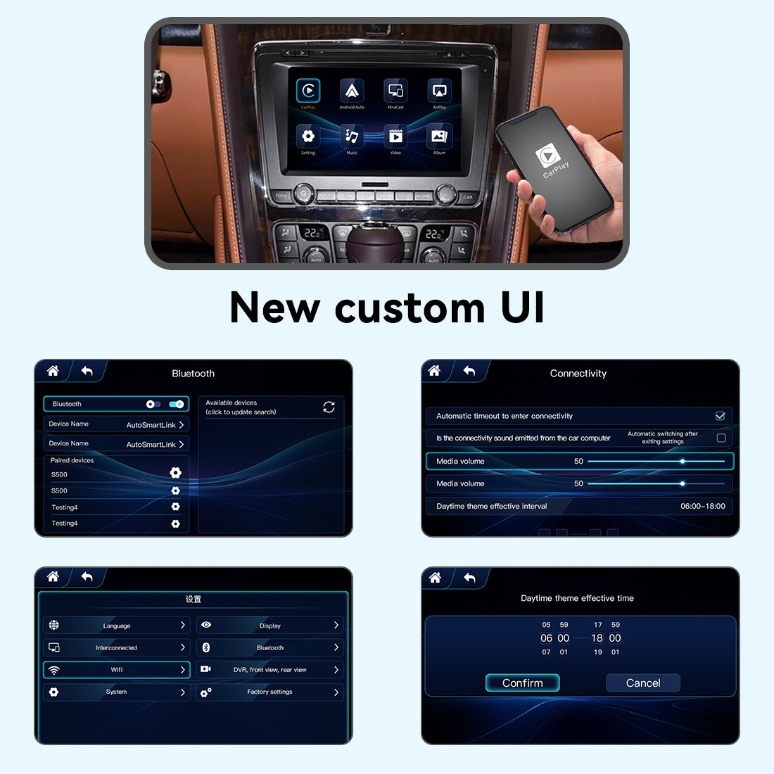 (WZBT-1) JoyeAuto Wireless Apple Carplay AirPlay Android Auto Interface for 2012-2017 Bentley Continental Flying Spur Mirror-link Plug and Play - detail 10