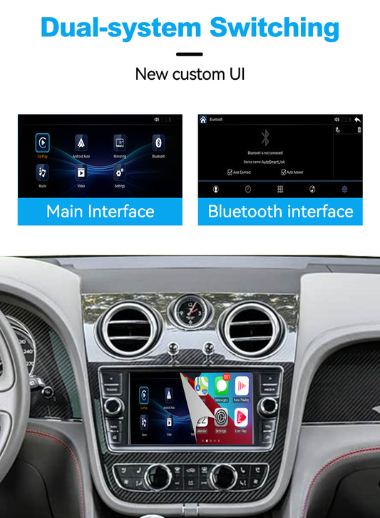 (WZBT-3) JoyeAuto Wireless Apple Carplay AirPlay Android Auto Interface for 2016-2019 Bentley Bentayga Mirror-link Plug and Play - detail 3
