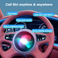 Siri voice control in a Bentley Mulsanne for hands-free calls, navigation searches and music playback through CarPlay