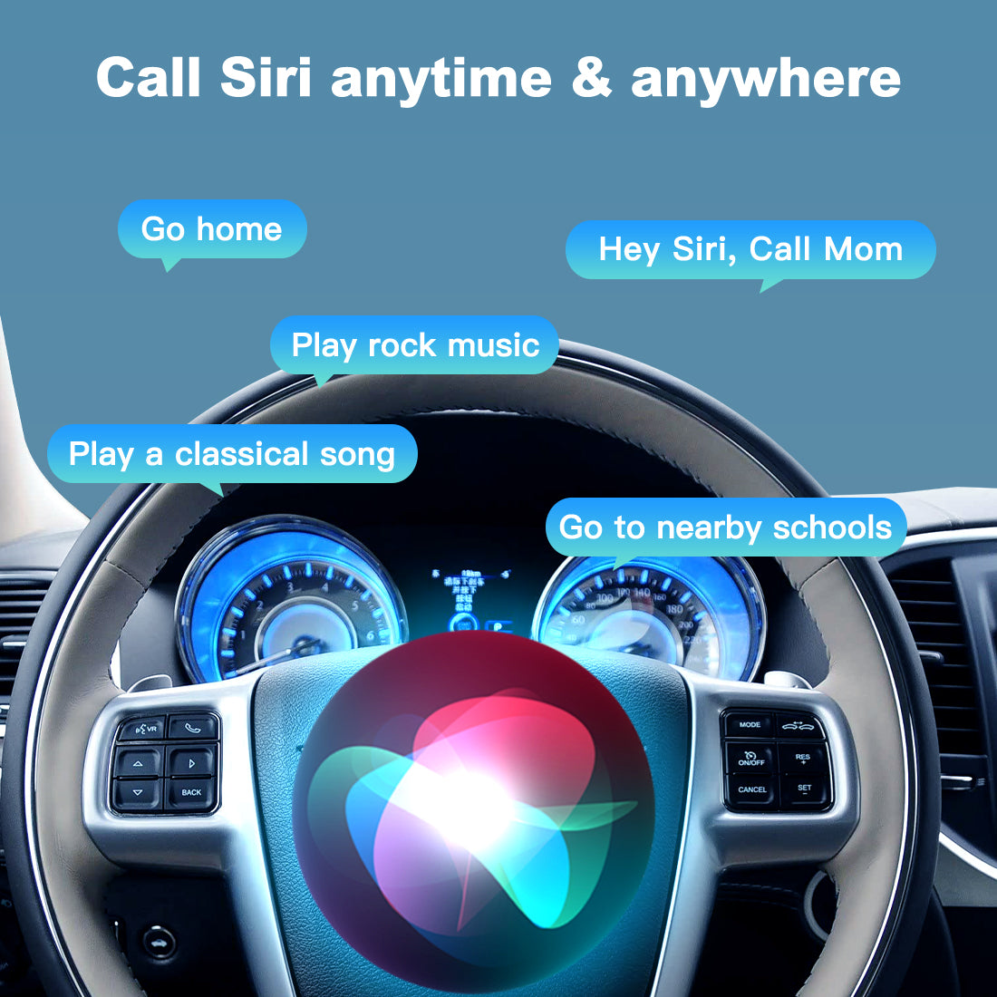 (WZCL-1) JoyeAuto Chrysler Wireless Apple Carplay AirPlay Android Auto Interface Upgrade for Chrysler 2012-2016 300C Mirror-link Plug and Play - detail 6