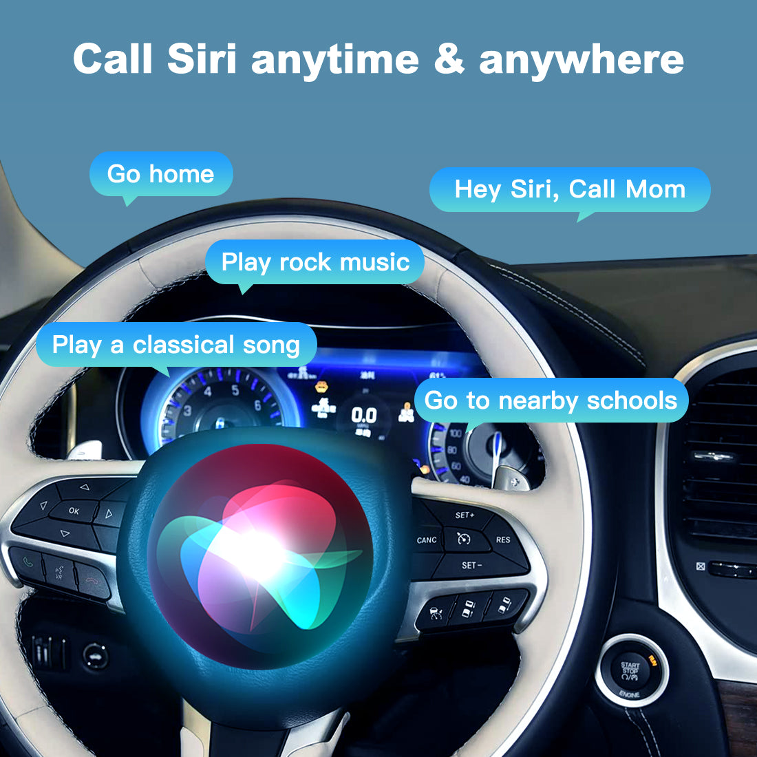 (WZCL-2) JoyeAuto Chrysler Wireless Apple Carplay AirPlay Android Auto Interface Upgrade for Chrysler 2014-2016 300C Mirror-link Plug and Play - detail 9