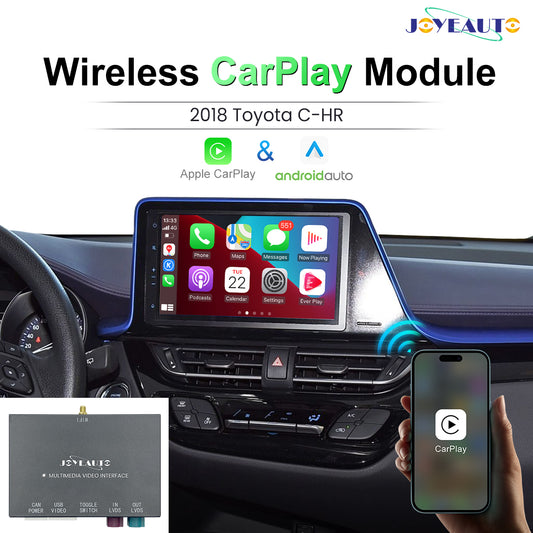 Upgrade 2014-2019 Toyota Touch 2 Entune 2.0 C-HR Wireless Apple CarPlay Android Auto Retrofit Module Corolla Tacoma Avensis Tundra Auris Yaris Camry Avalon Prius c Verso Verso s Sequoia Alphard Sienna Land Cruiser Highlander Prius RAV4