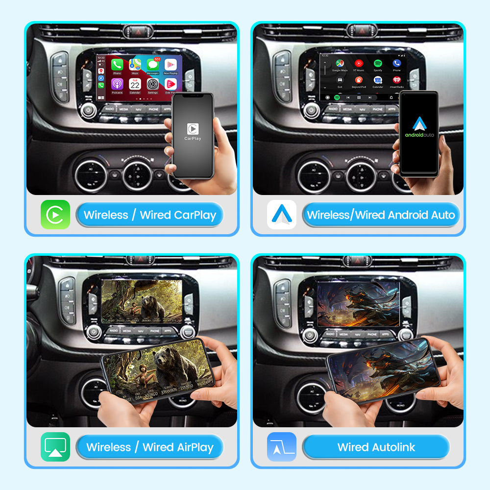 (WZAF-2) JoyeAuto Alfa Wireless Apple Carplay AirPlay Android Auto Interface for Alfa Giulietta Mirror-link Plug and Play - detail 6