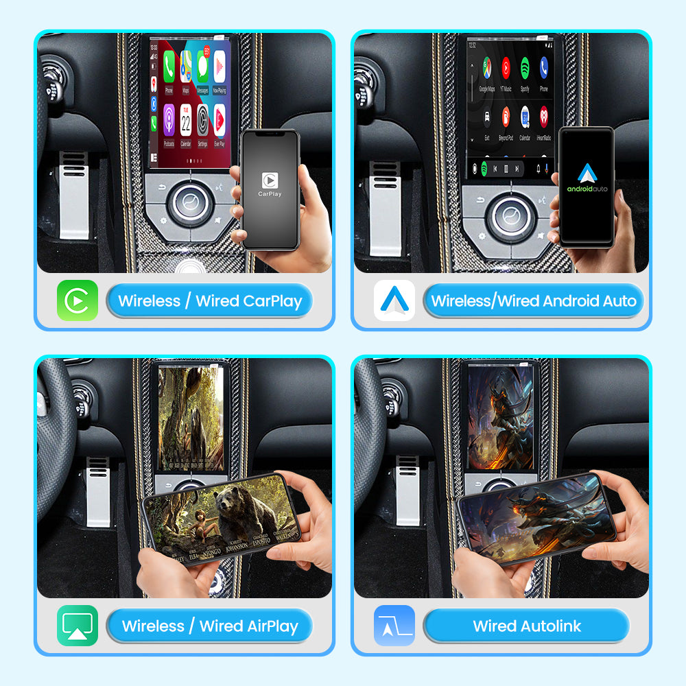 (WZML-1)JoyeAuto Wireless Apple Carplay AirPlay Android Auto Mirror-Link Interface for McLaren 12C 650S 625C 675LT 570S 540C 600LT Plug and Play - detail 2