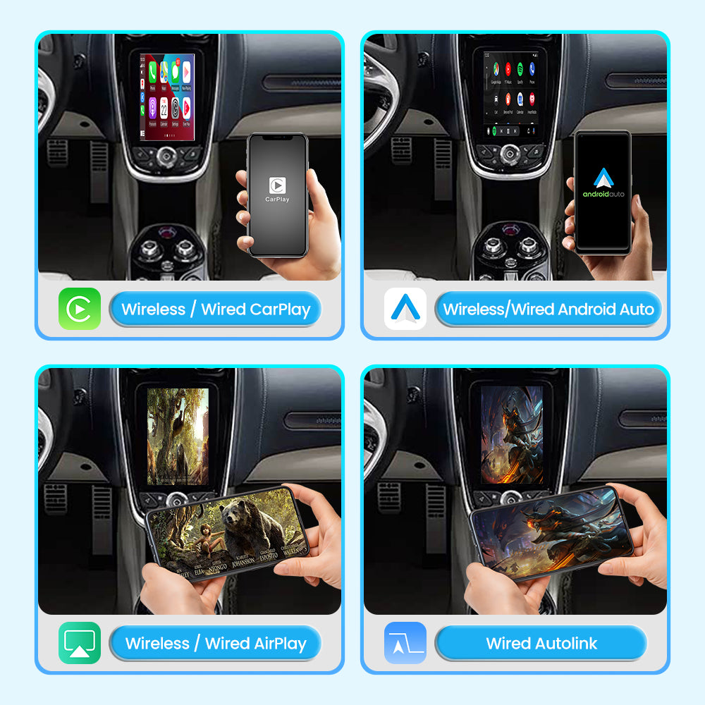 (WZML-2)JoyeAuto Wireless Apple Carplay AirPlay Android Auto Mirror-Link Interface for McLaren GT Plug and Play - detail 3