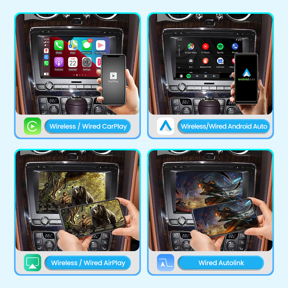 (WZBT-1) JoyeAuto Wireless Apple Carplay AirPlay Android Auto Interface for 2012-2017 Bentley Continental Flying Spur Mirror-link Plug and Play - detail 3