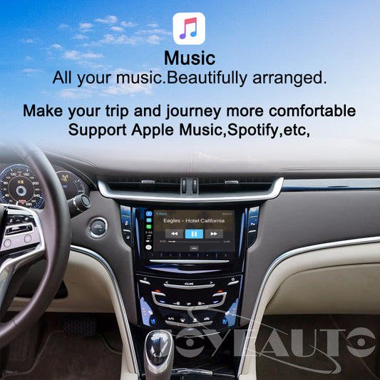 GM Cadillac XTS ATS SRX CTS XT5 2014-2017MY WiFi Wireless Apple CarPlay Retrofit with Rear Camera - detail 4