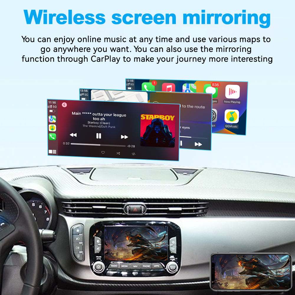 (WZAF-2) JoyeAuto Alfa Wireless Apple Carplay AirPlay Android Auto Interface for Alfa Giulietta Mirror-link Plug and Play - detail 7