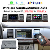 (WZLR-5)JoyeAuto Wireless Apple Carplay AirPlay Android Auto Interface Retrofit for Land Rover Jaguar 2007-2011 XF 2010-2014 XK