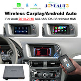 JoyeAuto wireless CarPlay and Android Auto interface for 2010–2016 Audi A4L, A5 and Q5 B8 models without MMI