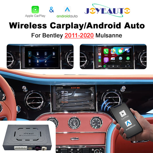 JoyeAuto wireless CarPlay and Android Auto interface for 2011–2020 Bentley Mulsanne models