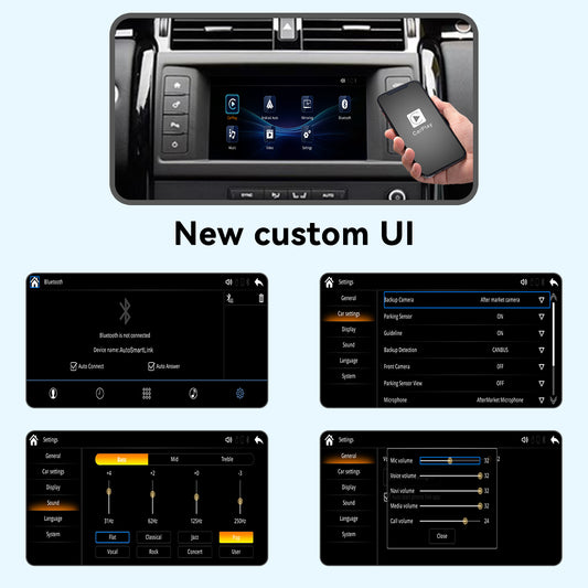 (WZLR-1) New Joyeauto 2016-2019 Discovery 5 Discovery Sport Range Rover Evoque Jaguar XE XF F-Type F-Pace Harman Head Unit WiFi Wireless Apple CarPlay AirPlay Android Auto Retrofit - detail 3