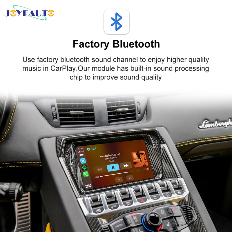 JoyeAuto WiFi Wireless Apple CarPlay AirPlay Android auto Interface for Lamborghini Aventador MMI - detail 3