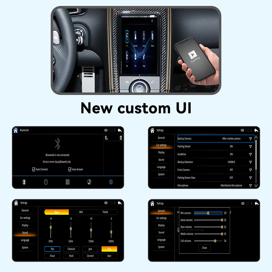 (WZML-1)JoyeAuto Wireless Apple Carplay AirPlay Android Auto Mirror-Link Interface for McLaren 12C 650S 625C 675LT 570S 540C 600LT Plug and Play - detail 10