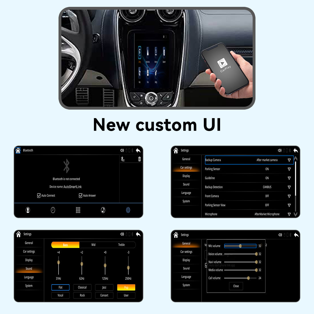 (WZML-2)JoyeAuto Wireless Apple Carplay AirPlay Android Auto Mirror-Link Interface for McLaren GT Plug and Play - detail 10