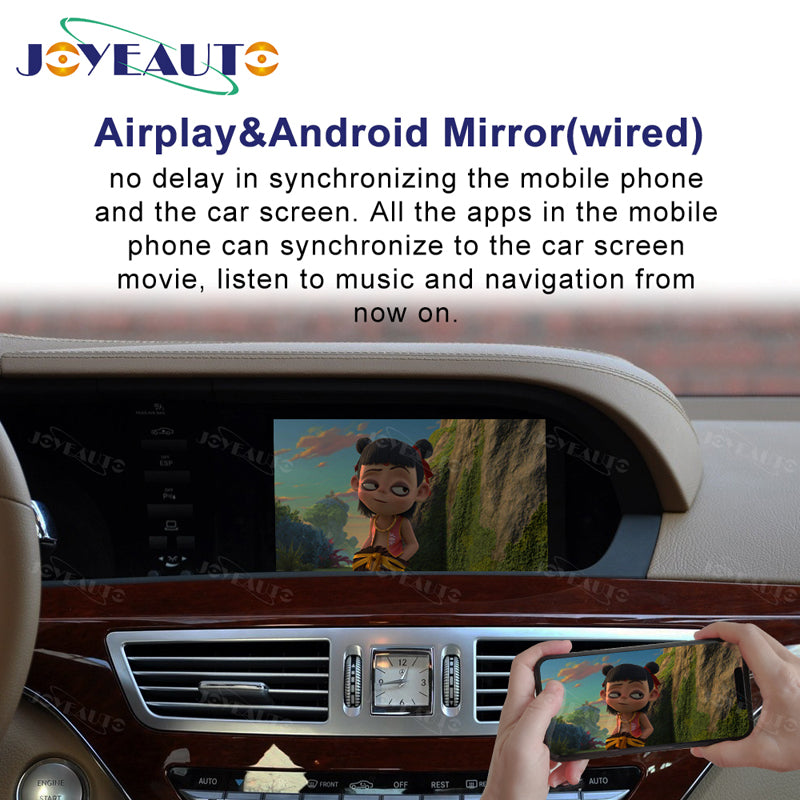 (WZME-2S) Joyeauto Mercedes S class W221 NTG4.5 2010-2014MY WiFi Wireless Apple CarPlay AirPlay Android auto Interface - detail 5